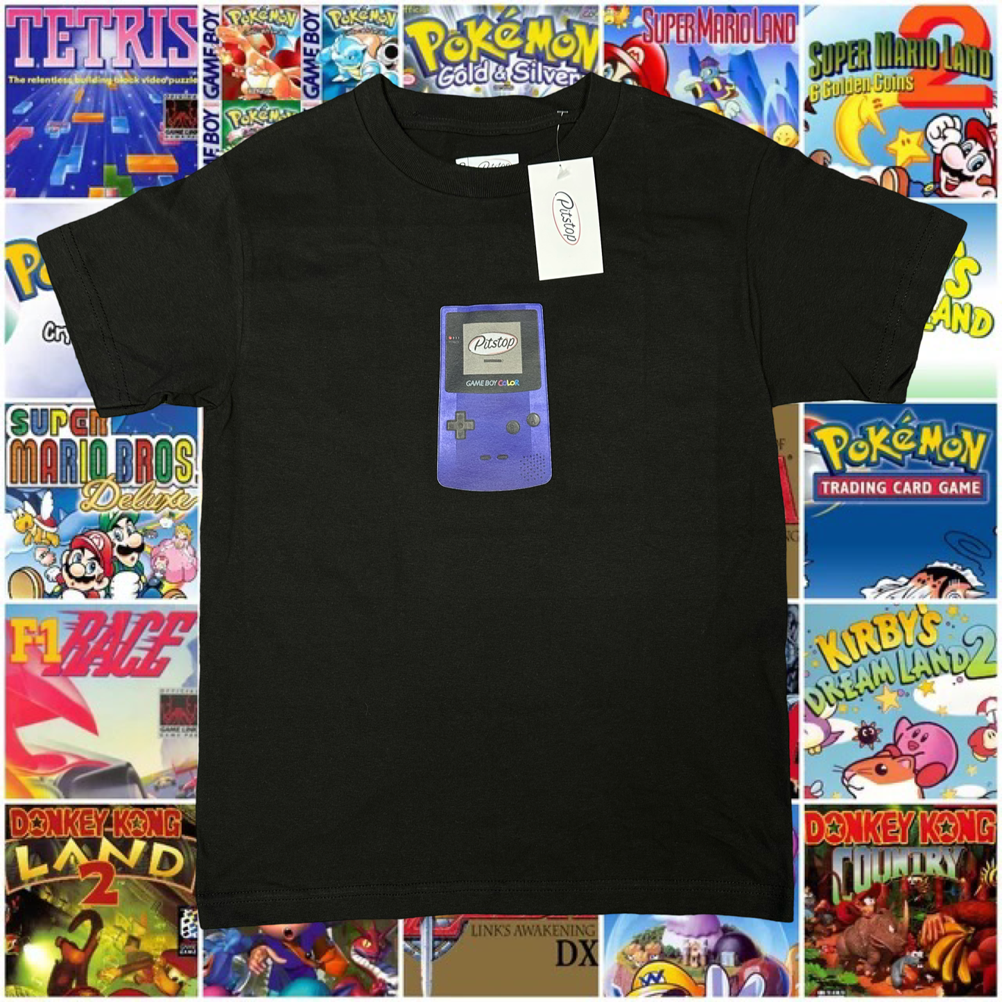 PITSTOP GAMEBOY BLACK N PURPLE