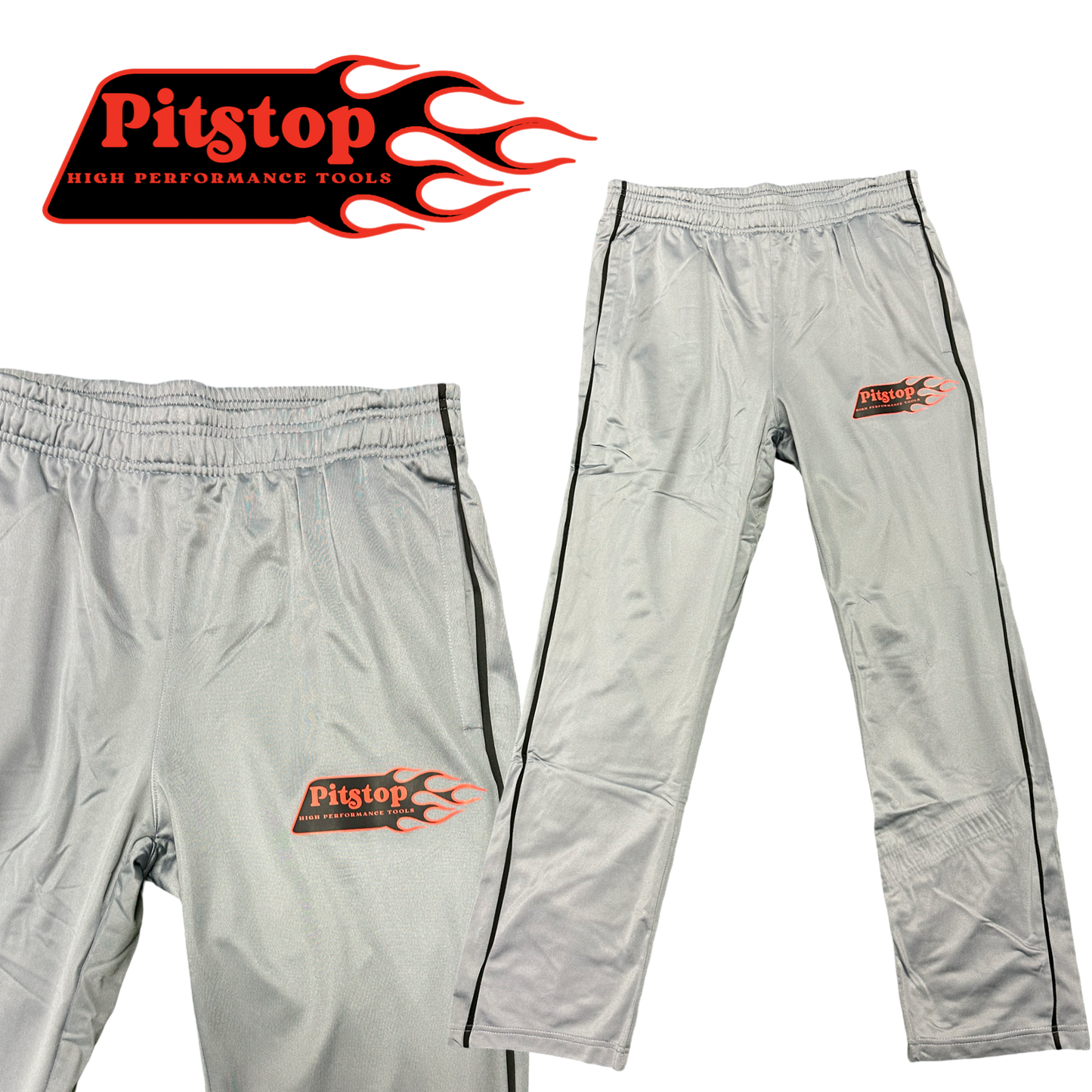 SILVER HIGH PERFORMANCE TRACK PANTS